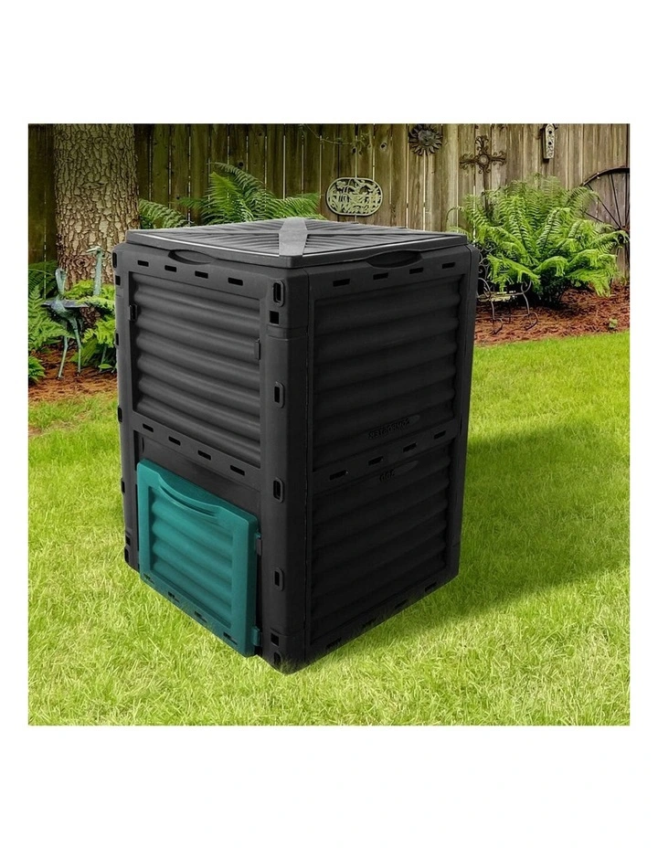 Food Waste Recycling Compost Bin 290L in Black image 7