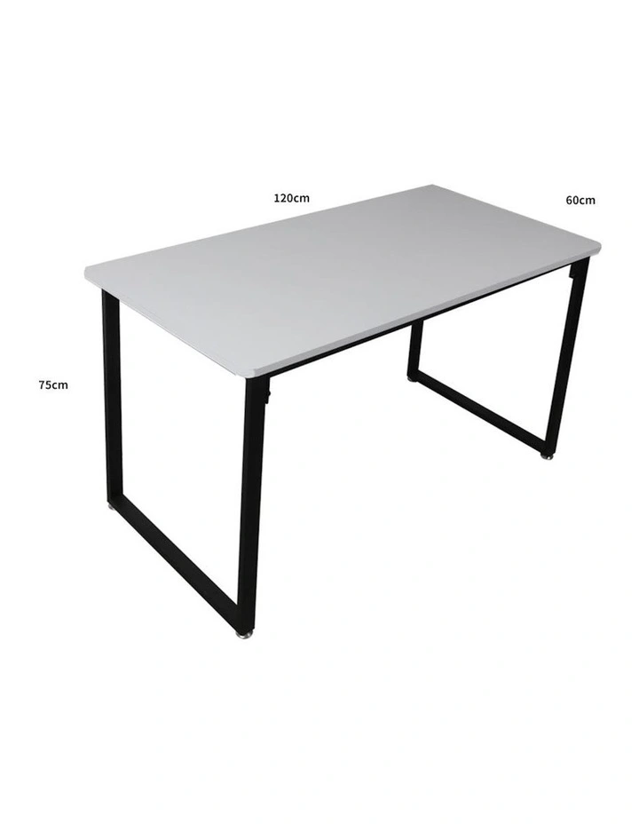 Office Computer Study Table Workstation Student Desks in White image 3