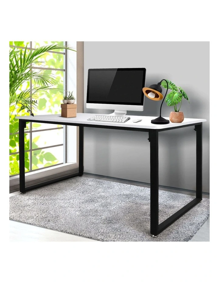 Office Computer Study Table Workstation Student Desks in White image 7