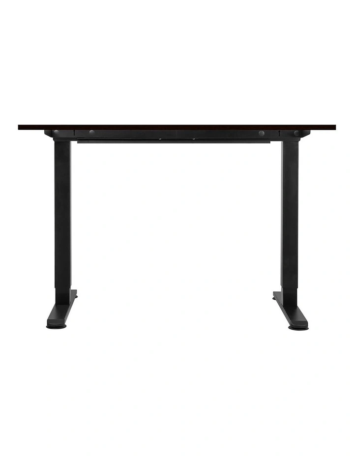 Electric Dual Motor Height Adjustable Motorised Standing Desk 140cm in Walnut image 2
