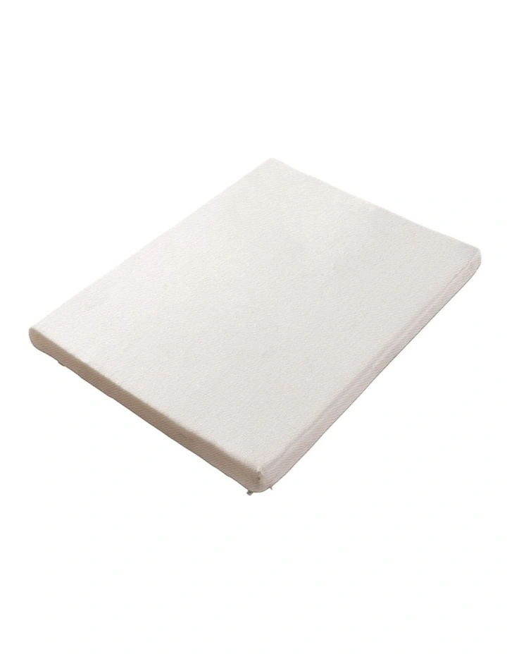 Memory Foam Single Mattress Topper 7cm in White image 2