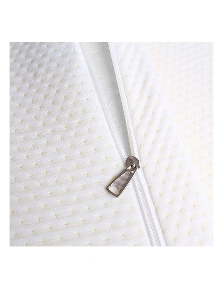 Memory Foam Single Mattress Topper 7cm in White image 4