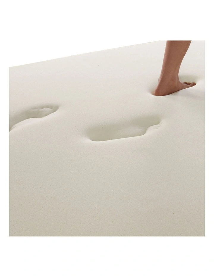 Memory Foam Single Mattress Topper 7cm in White image 6