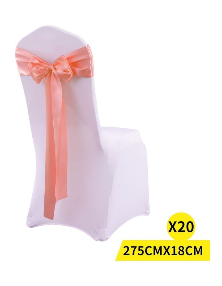 Satin Fabric Chair Sashes Cloth Covers Decoration x20 in Pink