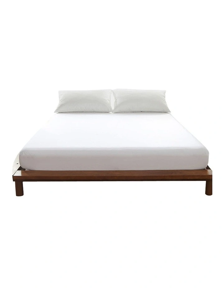 Waterproof Mattress Protector with Bamboo Fibre Cover King Size in White image 2