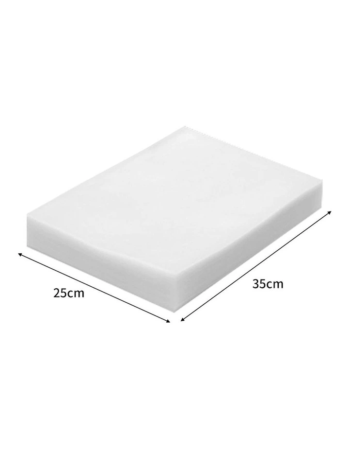100x Vacuum Sealer Bags 25X35cm in Transparent image 3