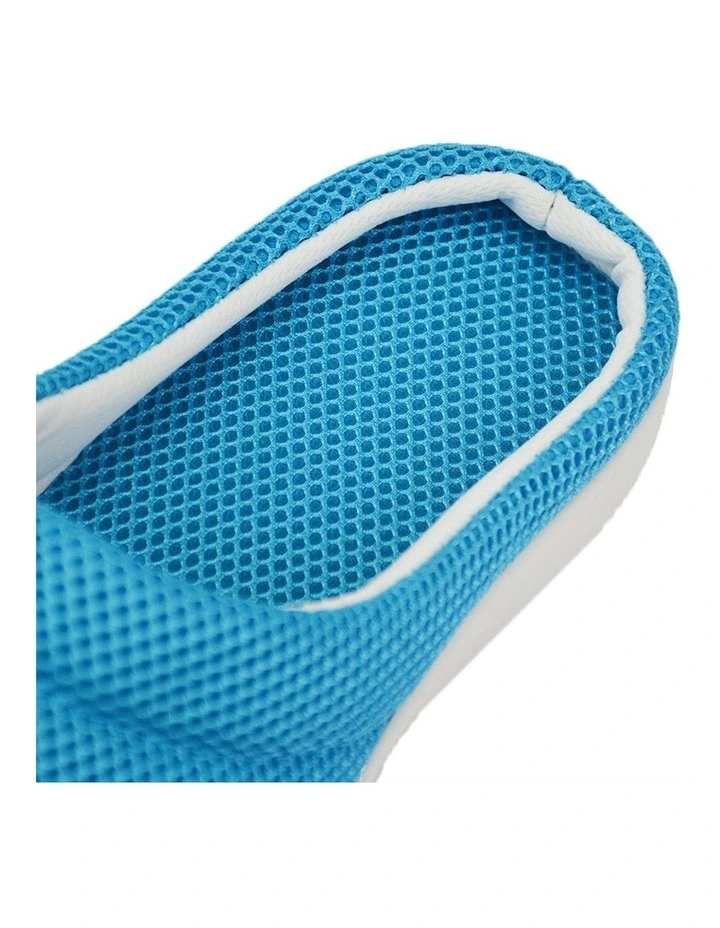 Summer Bamboo Cooling Gel Slippers Anti-faigue Sandals in Blue image 6