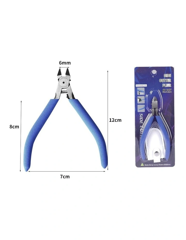 Plastic Cutting Nipper 5.0 in Blue image 3