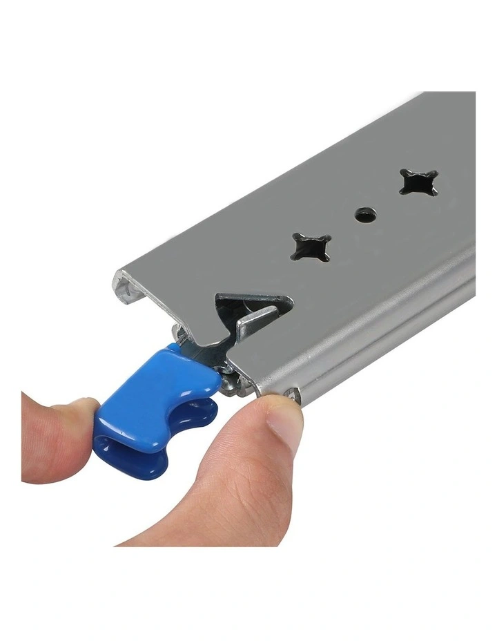 900MM Full Extension Soft Close Ball Bearing Pair Drawer Slides in Silver image 4