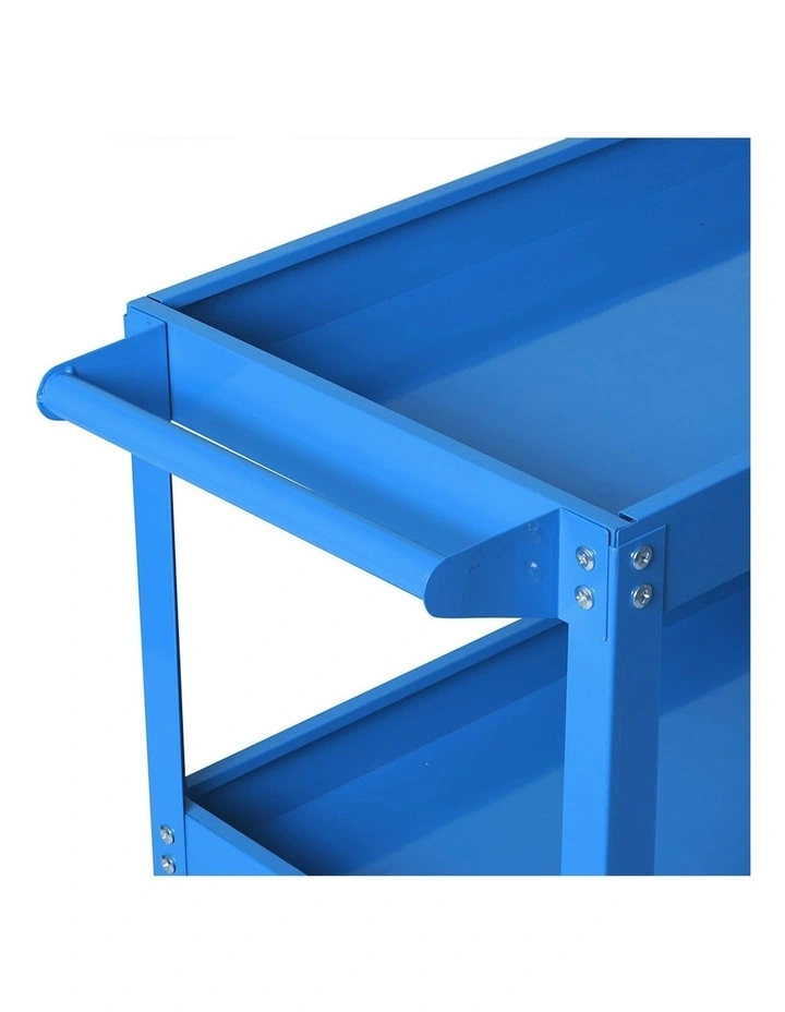 Tool Cart Trolley Toolbox Workshop Garage Storage Organizer Steel in Blue image 5