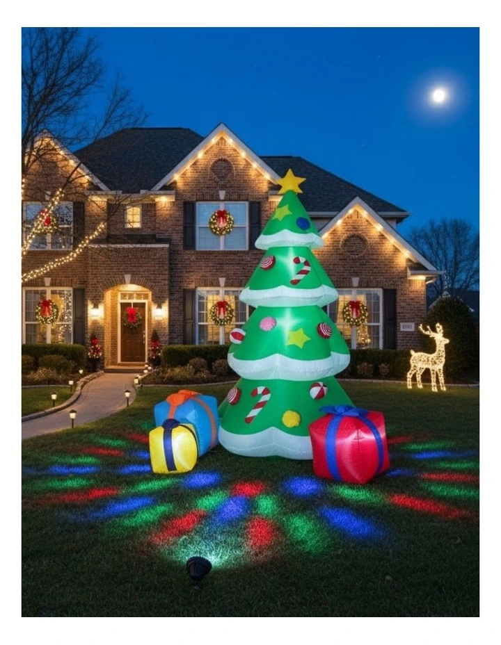 Santa Inflatable Christmas LED Lights image 2