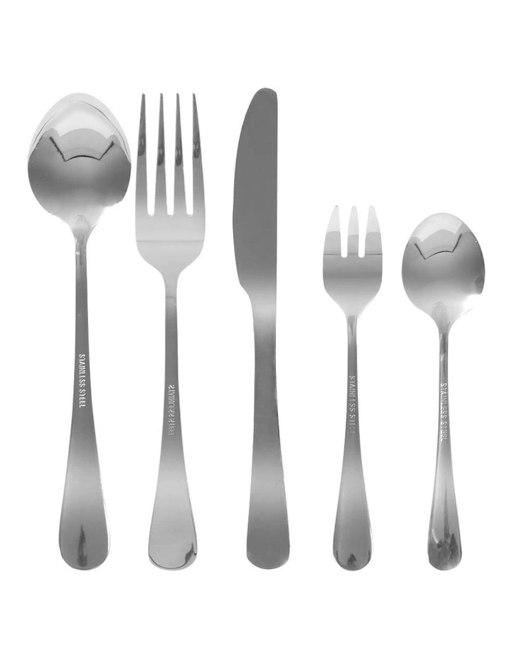 Tableware Stainless Steel 60Piece Cutlery Set in Silver image 2