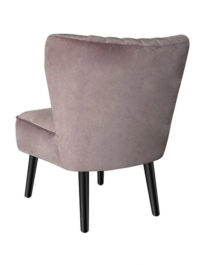 Velvet Accent Chair in Pink image 6