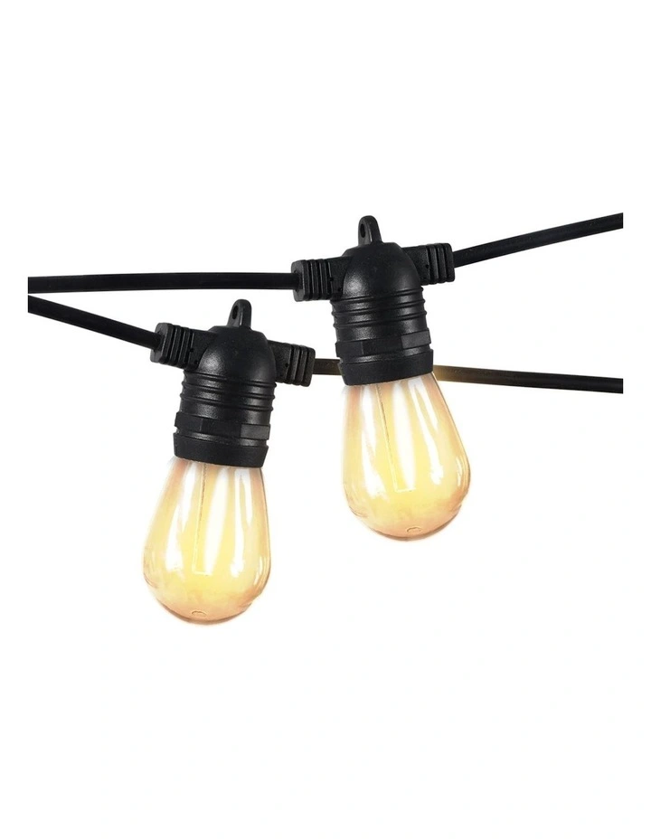 Emitto 2.67 Volume Waterproof Festoon String Lights 20m image 2