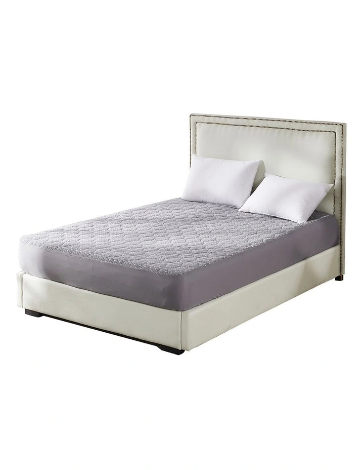 Waterproof Topper Bamboo Mattress Protector in Charcoal image 2