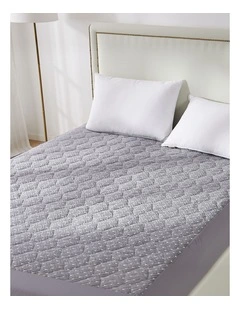 Waterproof King Size Bamboo Mattress Protector in Charcoal