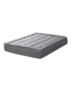Bamboo Fiber King Single Mattress Topper in Charcoal