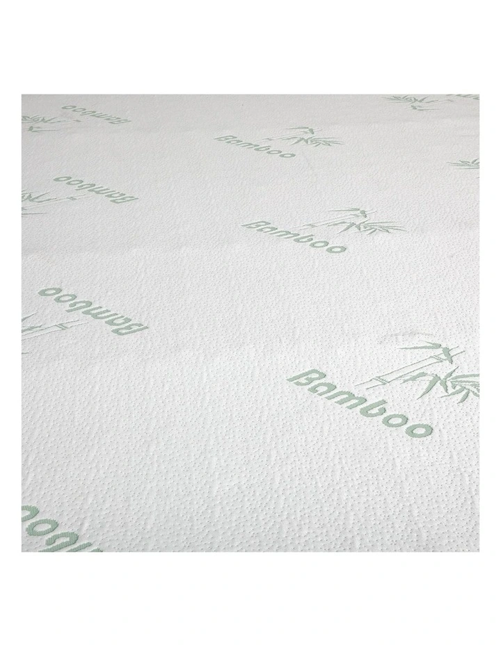 Removable Cover Memory Foam King Single Mattress Topper 7-Zone 5cm in Blue image 5