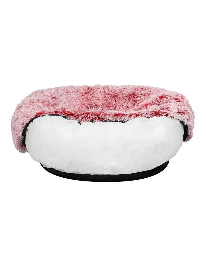 Pet Calming Bed Nest Replaceable Cover LinPink image 7