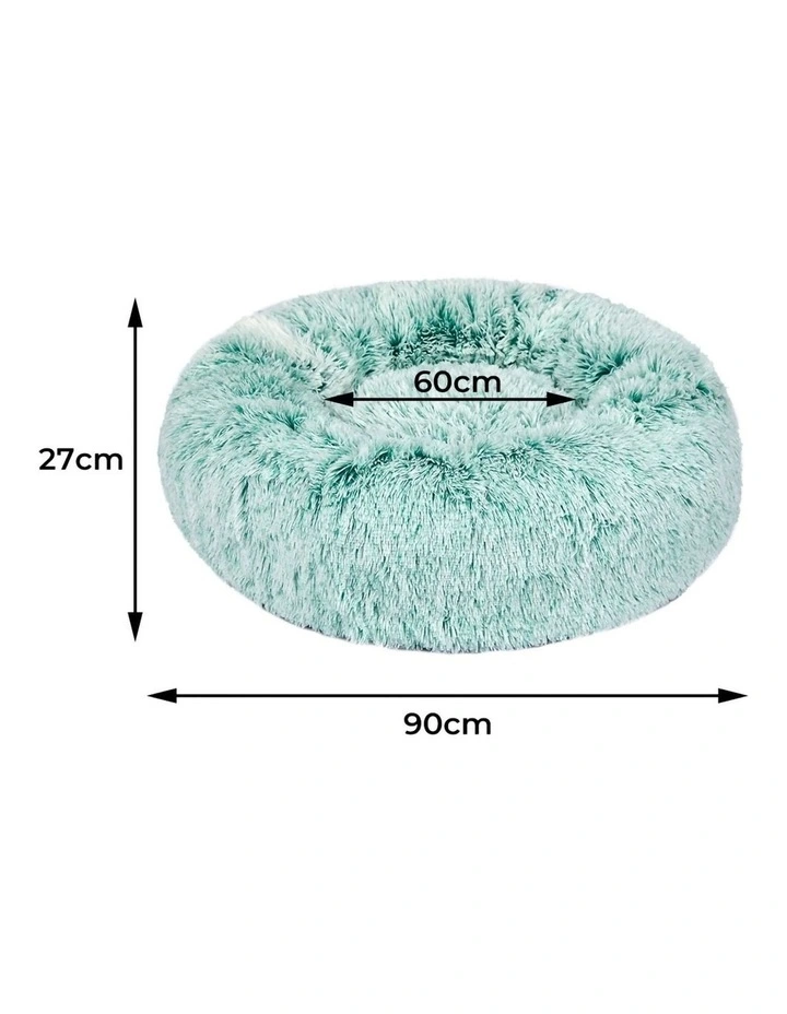 Pet Calming Bed Nest Replaceable Cover LinGreen image 3