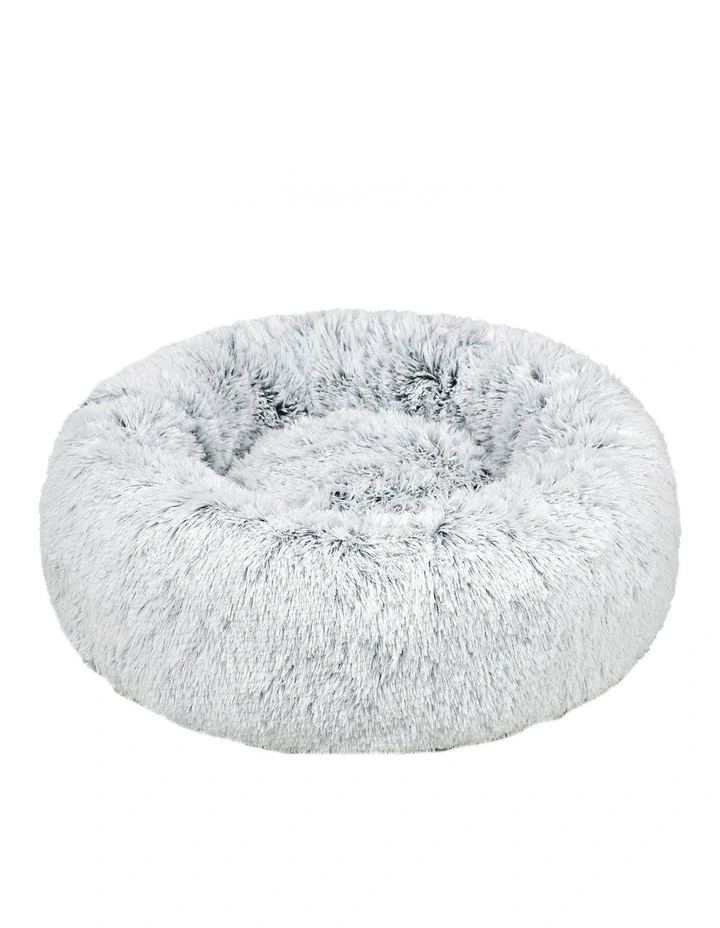 Soft Plush Kennel Pet Calming Bed Replaceable Cover M in Charcoal image 1