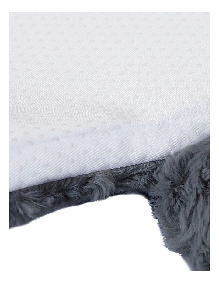 Cushion Puppy Kennel Pet Calming Bed in Charcoal image 6