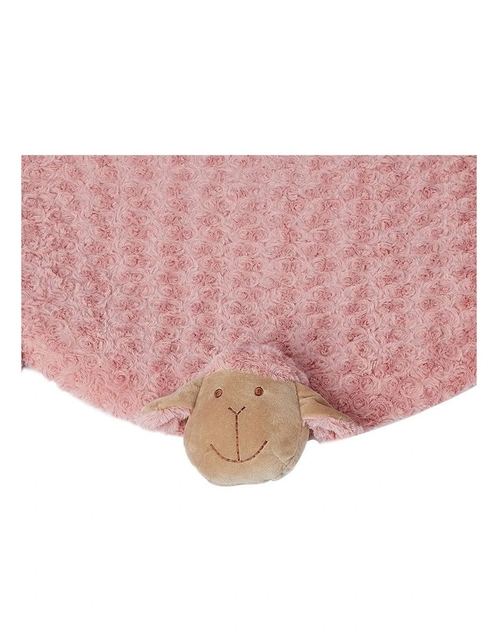 Cushion Puppy Kennel Mat Pet Calming Bed Squeaky Toys in Pink image 4