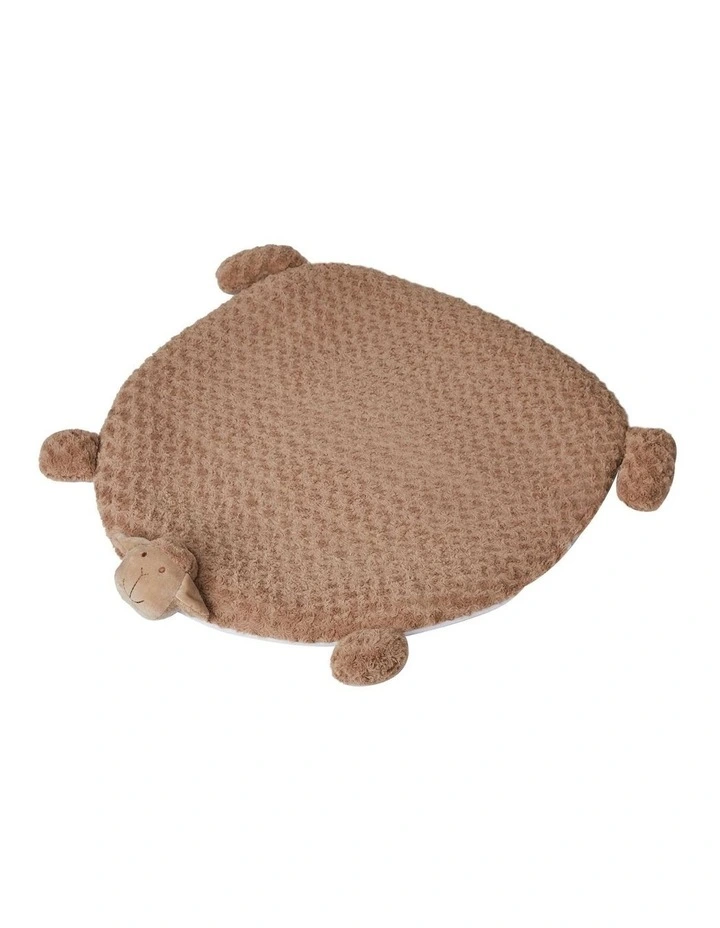 Cushion Puppy Kennel Calming Beds in Tan image 1