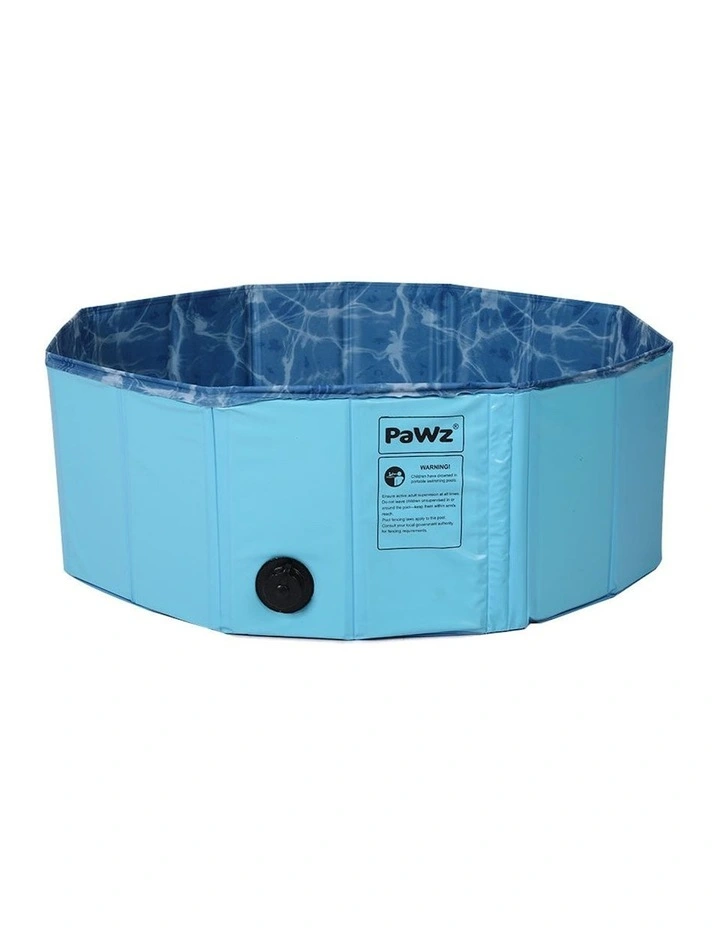 PaWz Folding Pet Swimming Pool L In Blue image 1