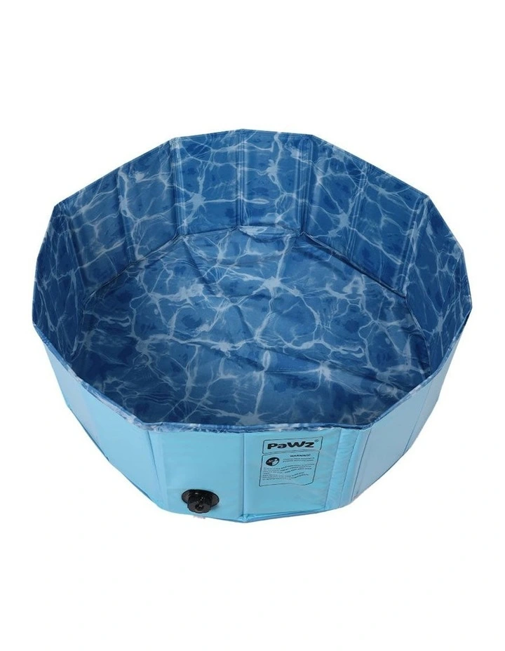 PaWz Folding Pet Swimming Pool L In Blue image 2