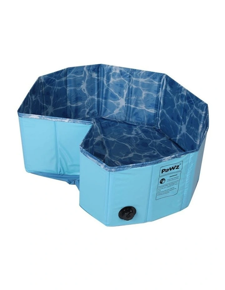 PaWz Folding Pet Swimming Pool L In Blue image 6