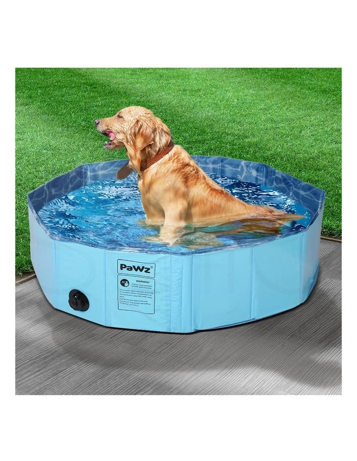PaWz Folding Pet Swimming Pool L In Blue image 7