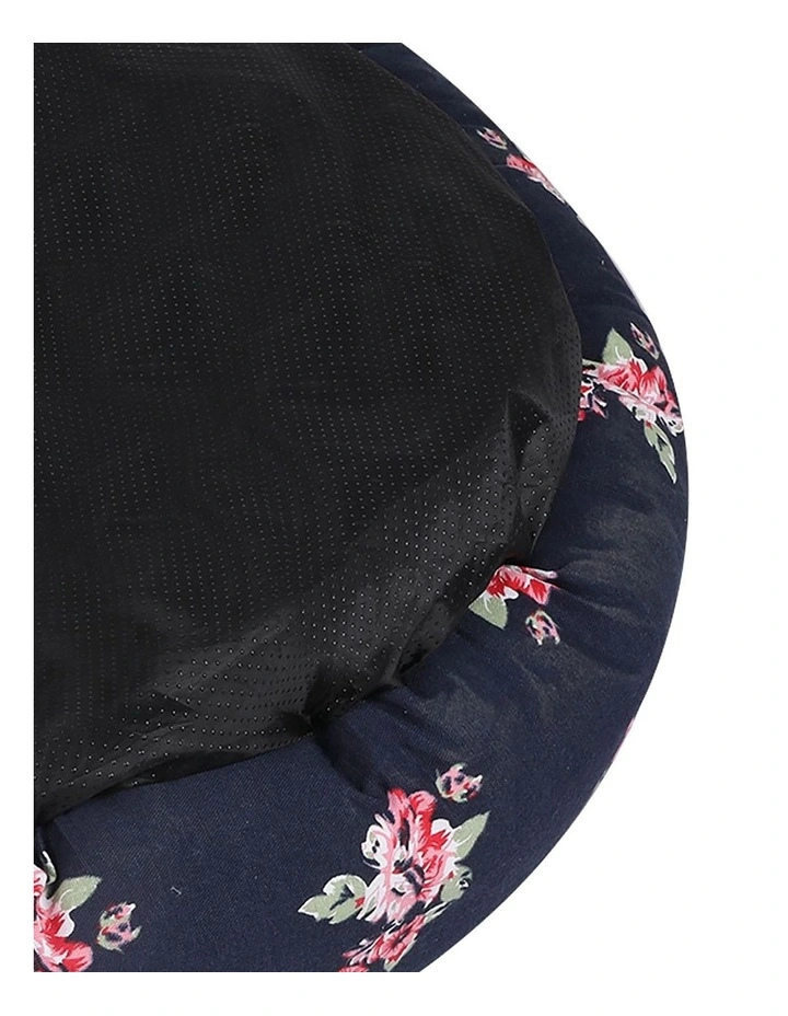Washable Round Pet Kennel Calming Bed Large in Multi image 4