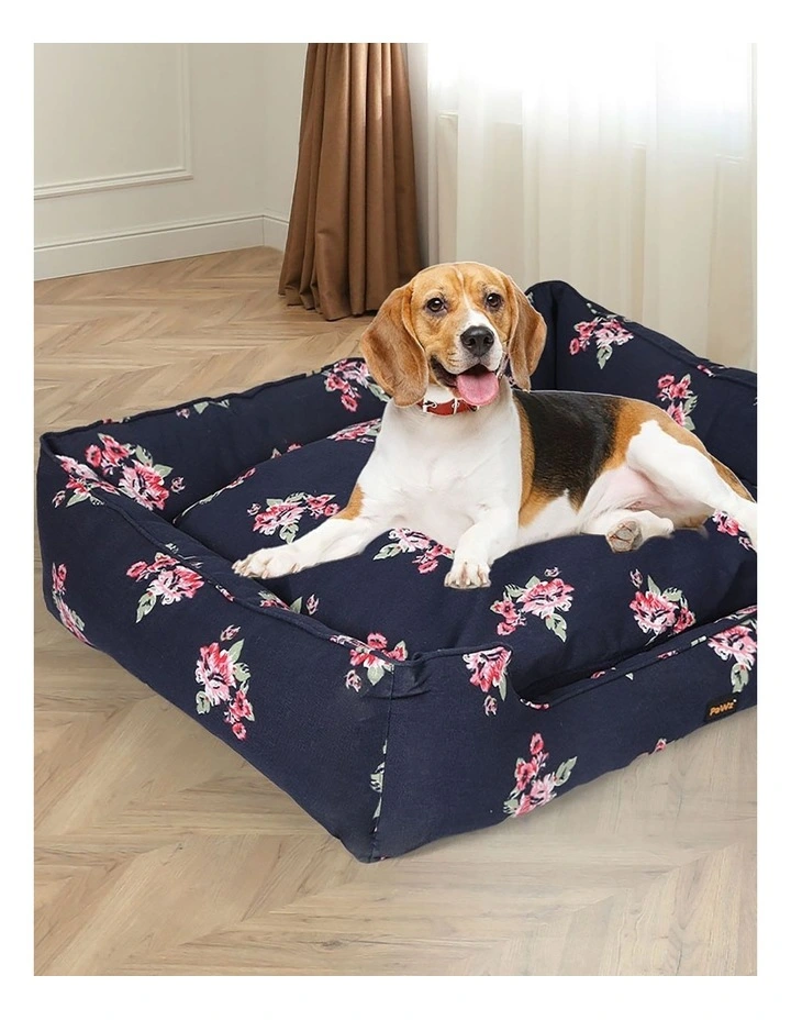 Calming Bed with Double-Sided Cushion XL in Navy image 7