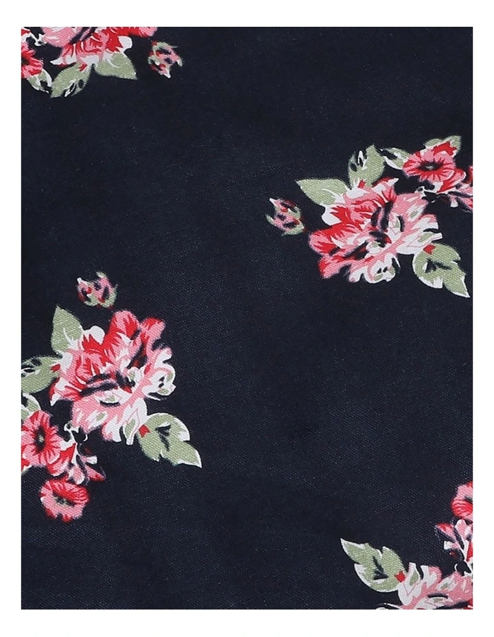 Washable Removable Cover with Calming Cushioned Bed Large in Navy image 4