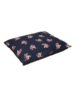 Washable Removable Cover Cushion Calming Pet Bed M in Navy