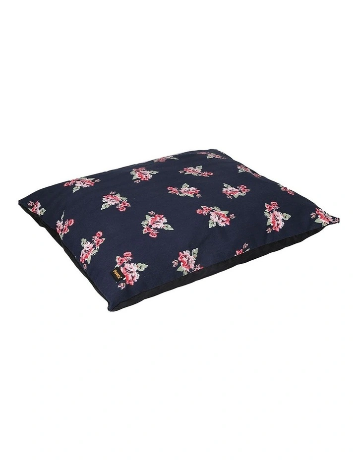 Washable Removable Cover Cushion Calming Pet Bed M in Navy image 1