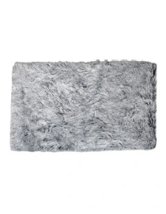 Plush Warm Soft Washable Replaceable Pet Bed Cover XL in Grey