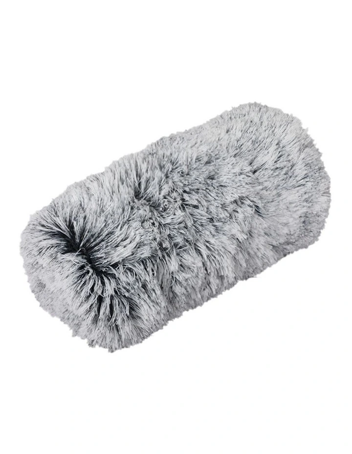 Plush Warm Soft Washable Replaceable Pet Bed Cover XXL in Grey image 4
