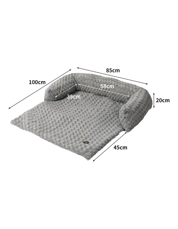 Washable Couch Protector Pet Sofa Cushion L in Grey image 3