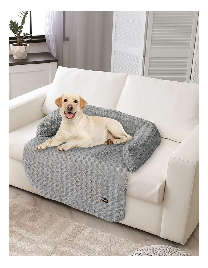 Washable Removable Cover Pet Sofa Cushion M in Grey image 2