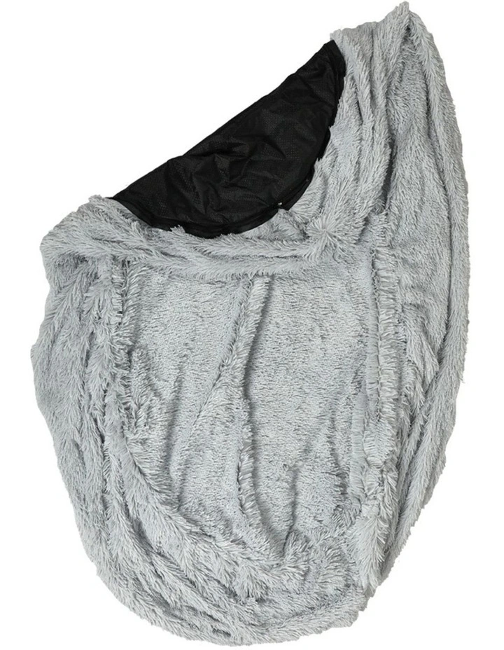 Washable Replacement Pet Zipper Bed Cover 180cm in Grey image 3