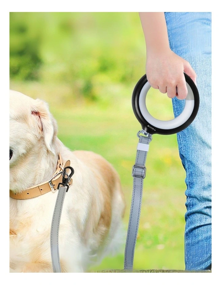 LED Pet Leash Lead Walking Rope 2m in Black image 2