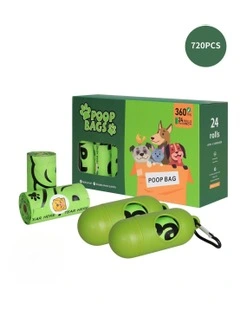 100% Compostable Biobased Dog Poop Bags 720 Pieces