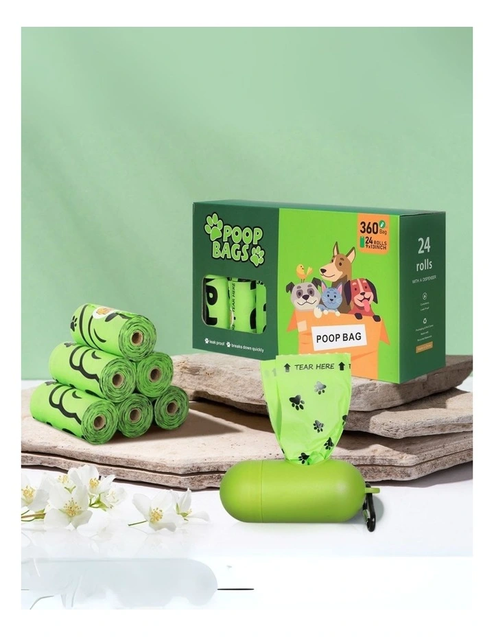 100% Compostable Biobased Dog Poop Bags 1440 Pieces image 2