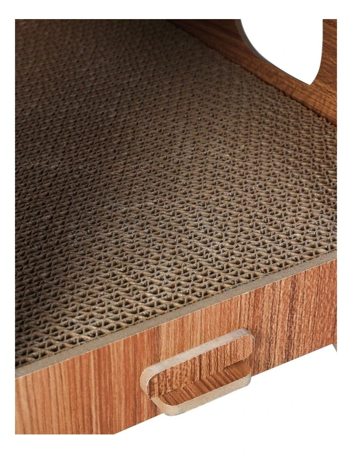 PaWz  48x35.5x43cm Cat Condo House Scratching Board In Brown image 5