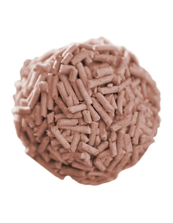 Clumping Flushable Tofu Cat Litter 2.5kg x2 in Peach image 6