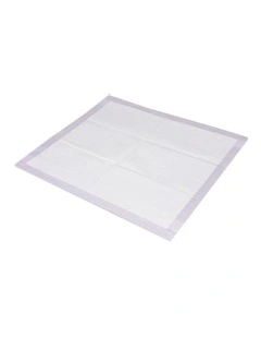 Dog Toilet 60x60cm Training Pad 100 Pack in White