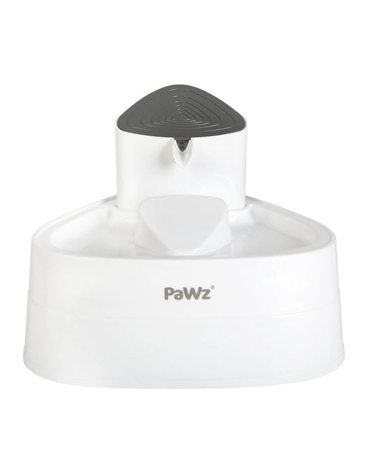 Drinking Dispenser Flowing Cycling Filter Electric Pet Water Fountain 3L in White image 2