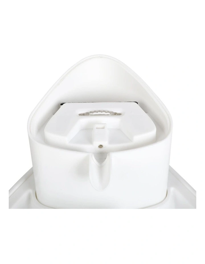 Drinking Dispenser Flowing Cycling Filter Electric Pet Water Fountain 3L in White image 4